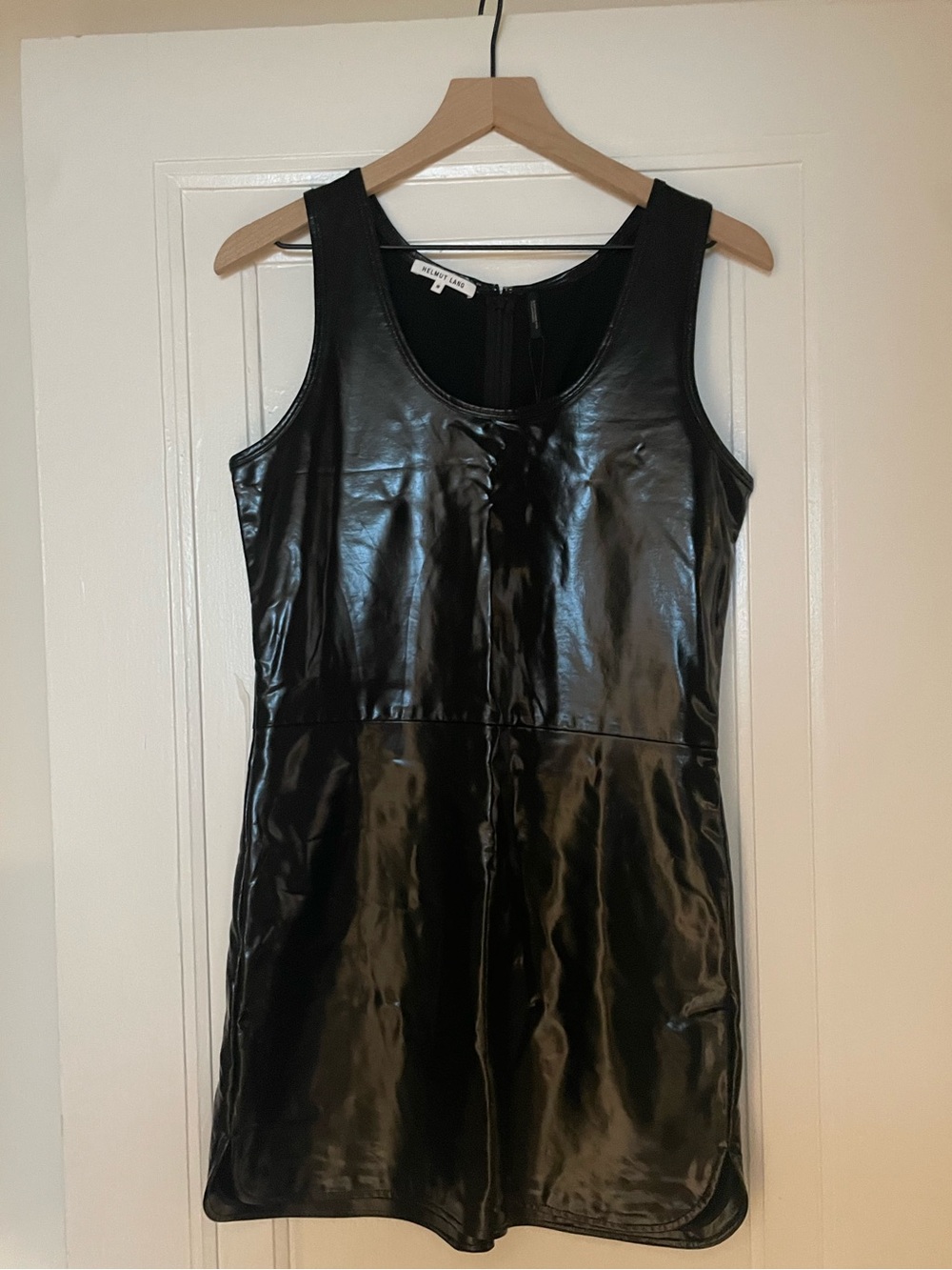 Helmut Lang Faux leather dress